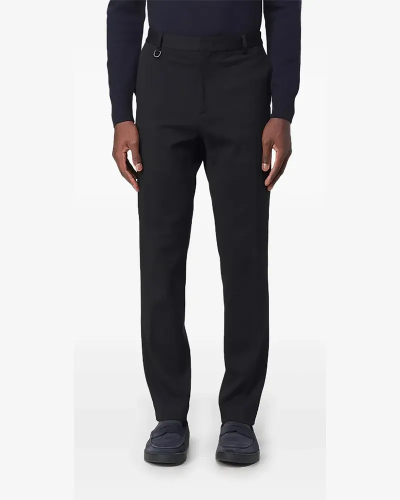 Paolo Pecora Milano Klassische Hose - Schwarz Schwarz