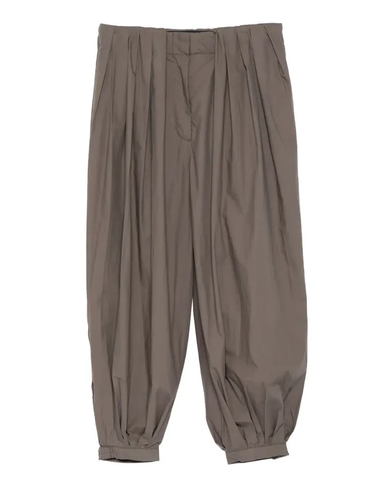 OPEN YY gathered trousers - Grau Grau