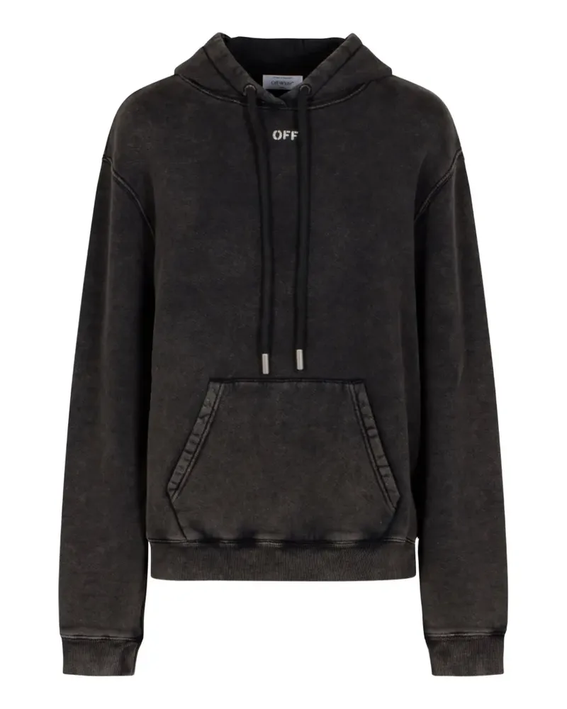 OFF-WHITE Arrows acid-wash hoodie - Grau Grau