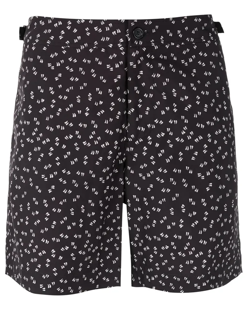 Dolce & Gabbana Badeshorts mit Print - Schwarz Schwarz