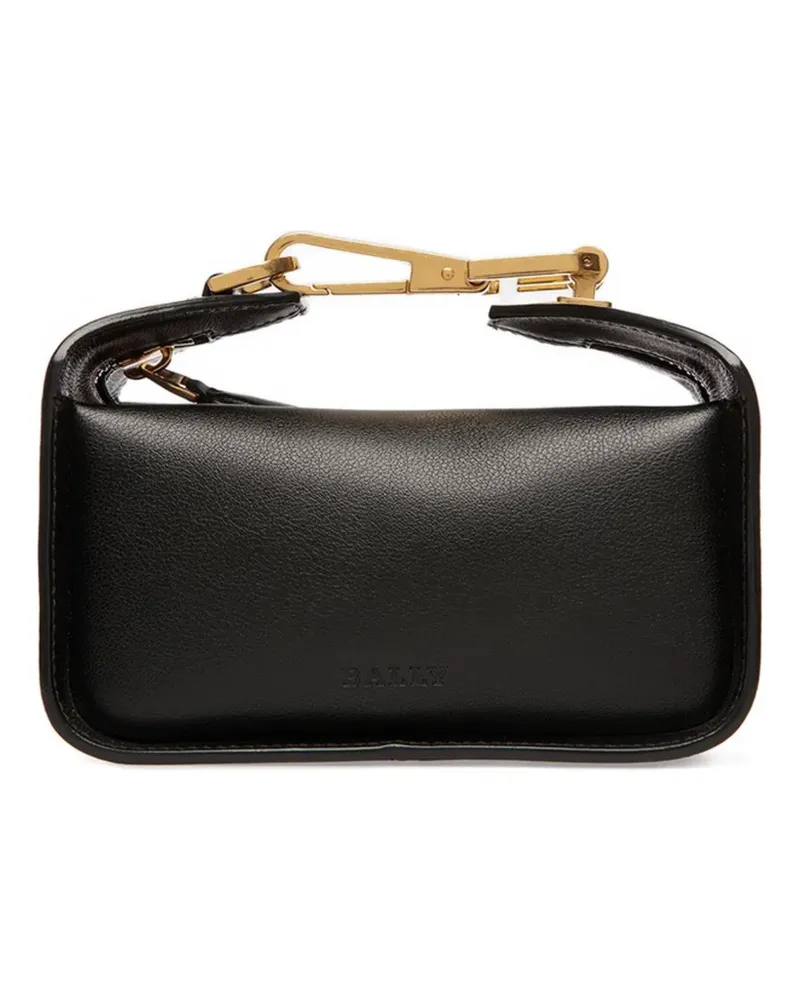 Bally Mini B-Hook XS Tote Bag mit Clipverschluss - Schwarz Schwarz