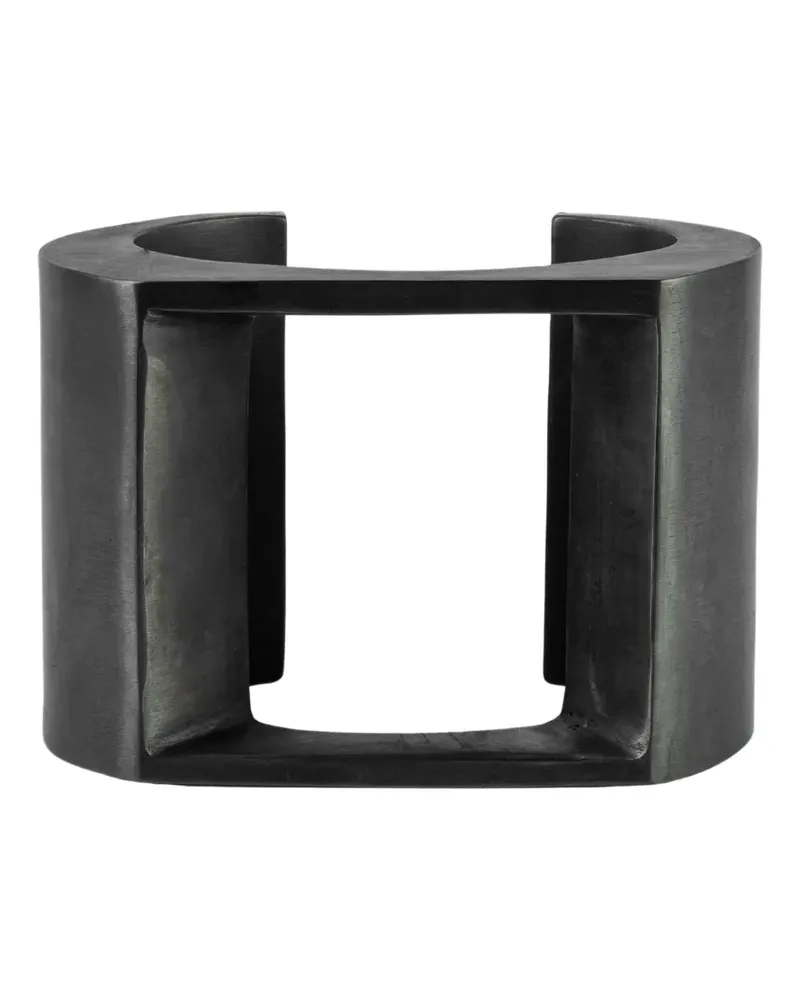 Parts Of Four Crescent Plane Gateway Sterlingsilberarmband - Schwarz Schwarz