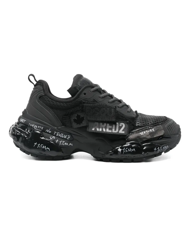 Dsquared2 Faster Sneakers - Schwarz Schwarz