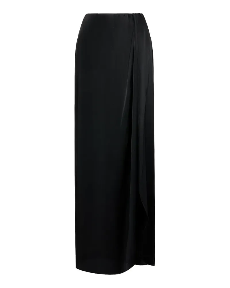 Maison Margiela Drapierter Maxirock - Schwarz Schwarz