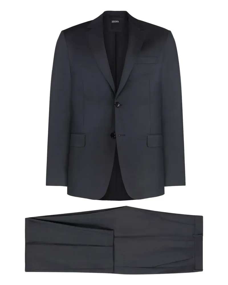 Ermenegildo Zegna Einreihiger Anzug - Blau Blau