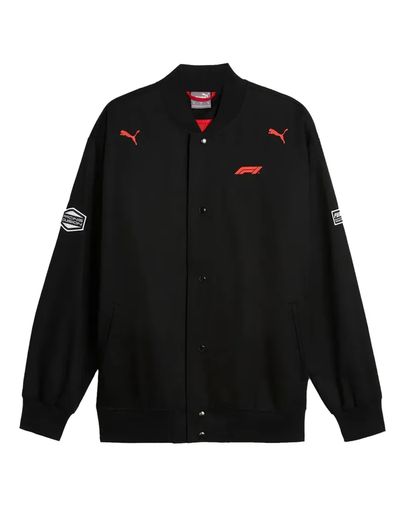 Puma Bomberjacke mit Logo-Applikation - Schwarz Schwarz