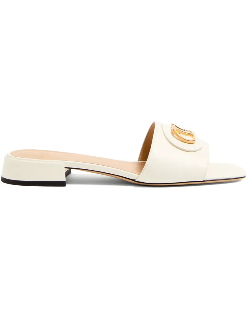 Valentino Garavani VLogo Signature Pantoletten 20mm - Weiß Weiß