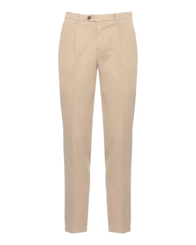 Briglia 1949 pleated straight-leg trousers - Nude Nude
