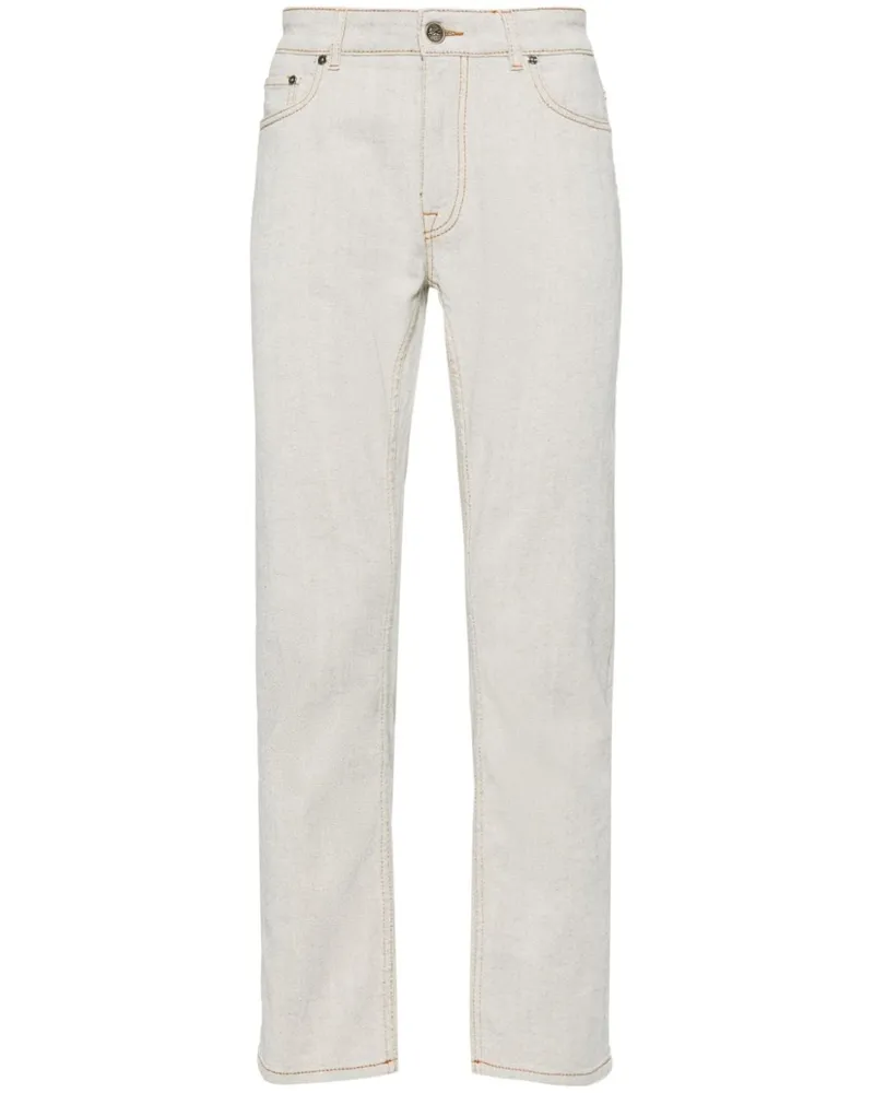 Etro Schmale Jeans Grau