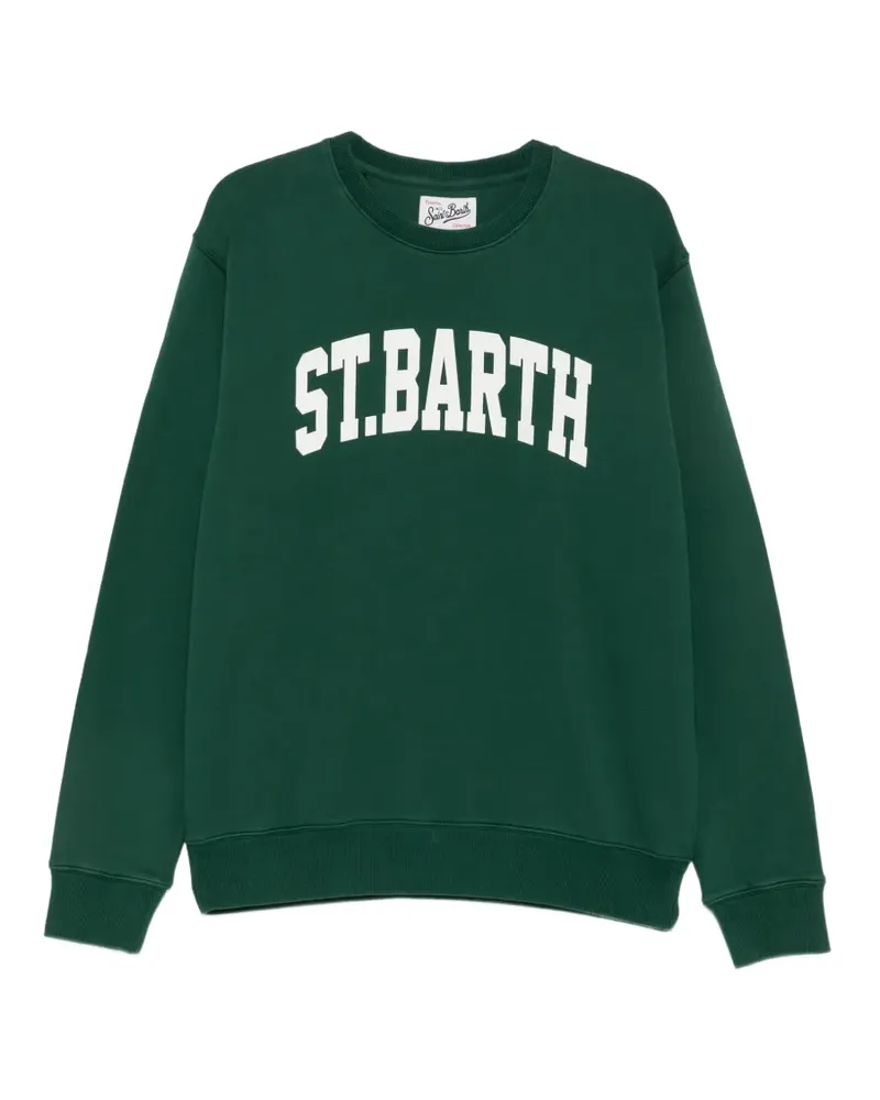 MC2 Saint Barth Soho Sweatshirt mit Logo-Print - Grün Grün