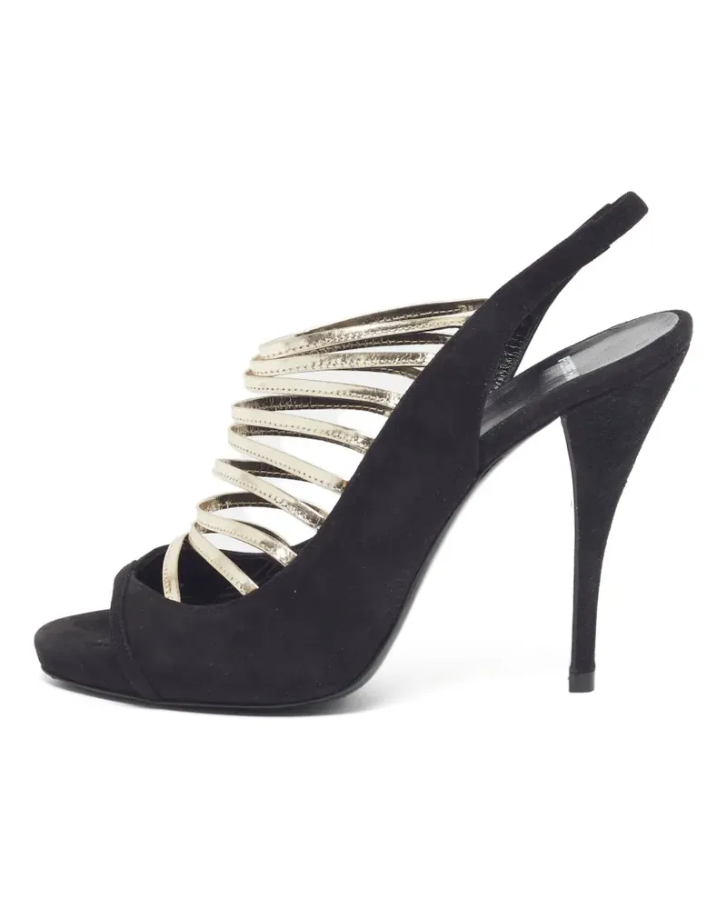 Pierre Hardy Slingback-Sandalen - Schwarz Schwarz