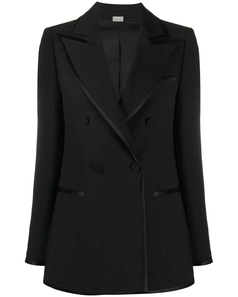 Gucci Doppelreihiger Blazer - Schwarz Schwarz