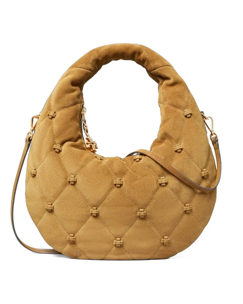 Tory Burch Bunny Knot Tasche aus Wildleder - Braun Braun