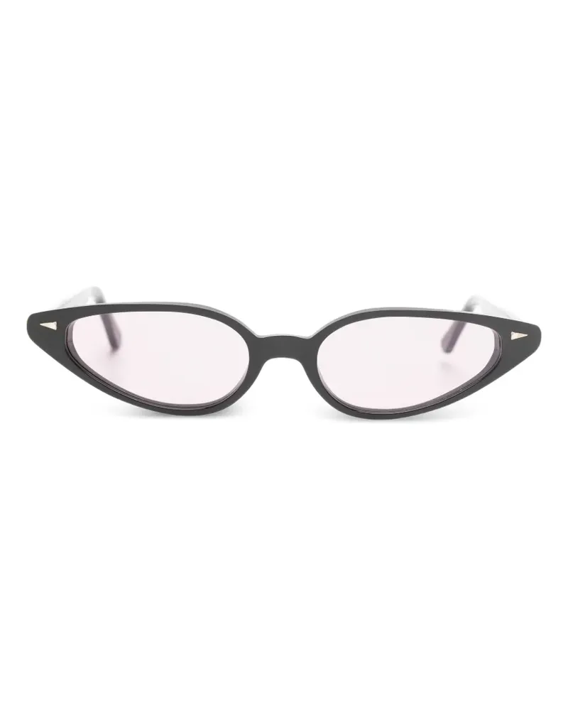 AHLEM Cat-Eye-Sonnenbrille - Schwarz Schwarz