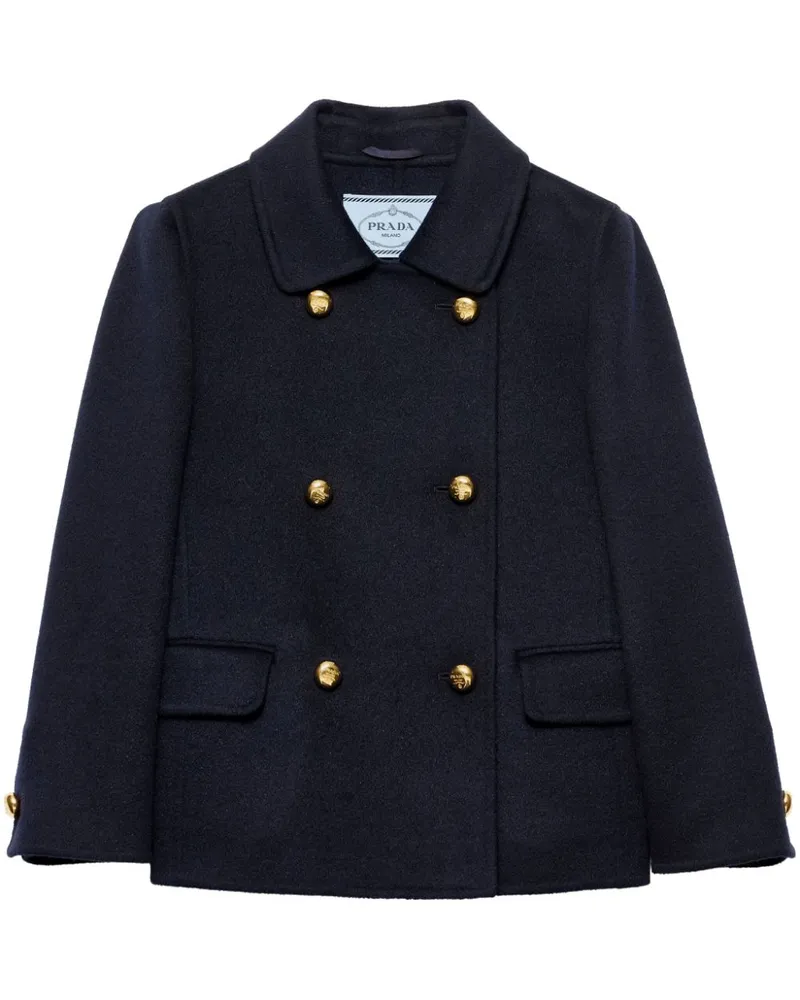 Prada Klassische Cabanjacke - Blau Blau