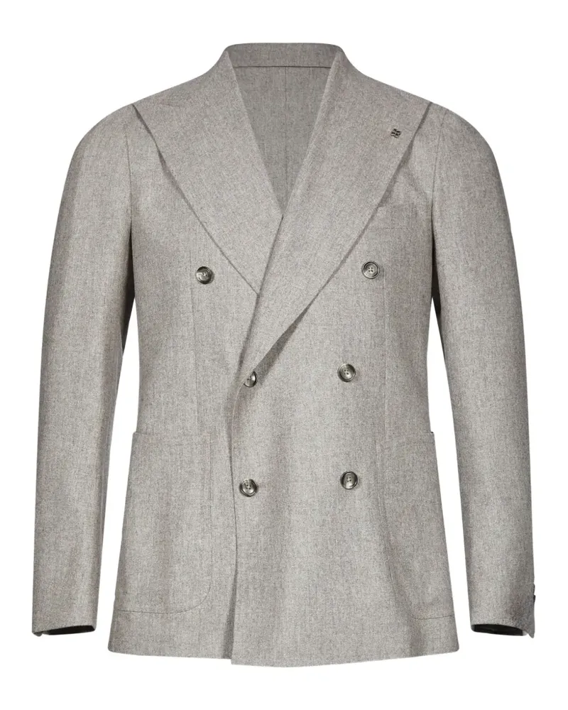 Tagliatore double-breasted peaked-lapels suit - Grau Grau