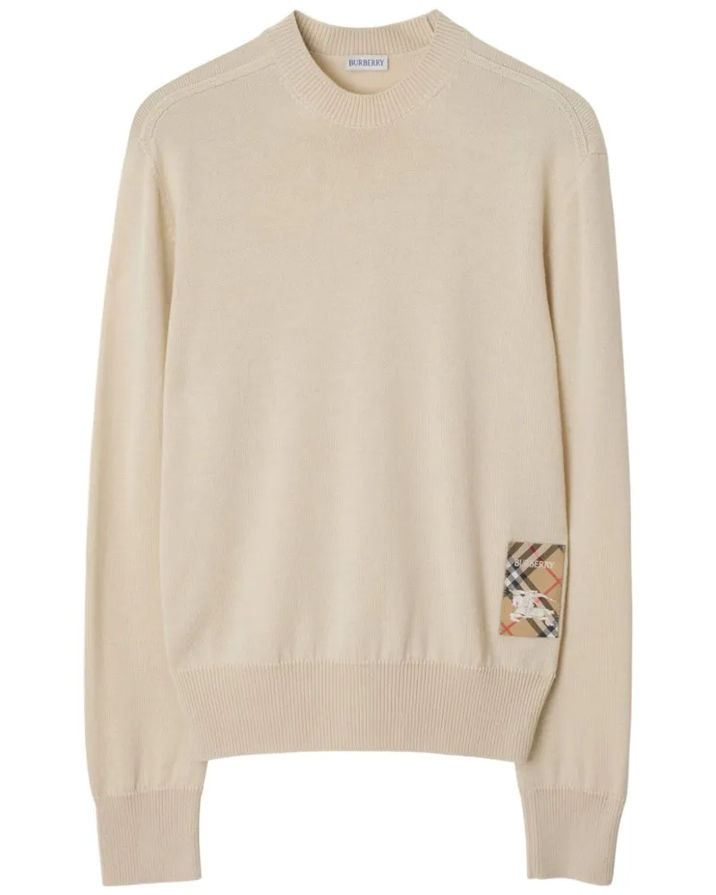 Burberry Pullover mit Karomuster - Nude Nude