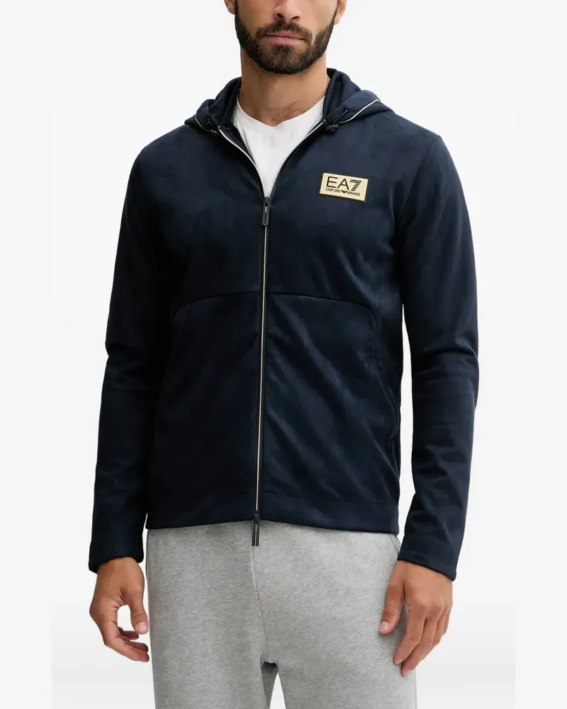 EA7 zip-up hoodie - Blau Blau