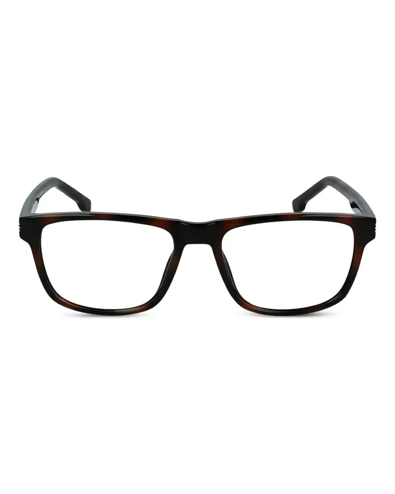 Lacoste Brille mit eckigem Gestell - Braun Braun