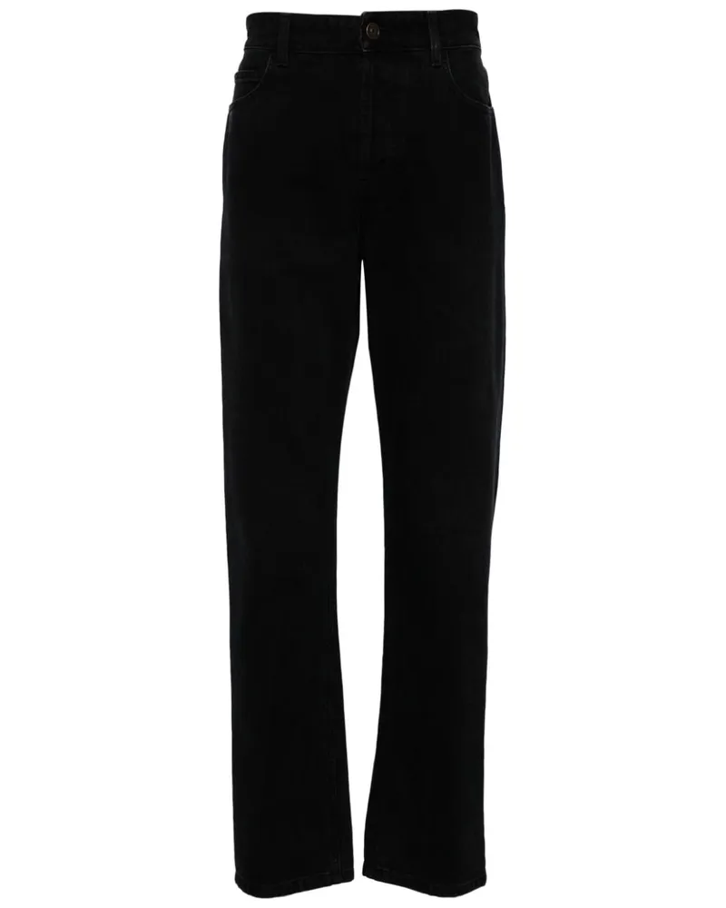 The Row Carlisle Slim-Fit-Jeans - Schwarz Schwarz