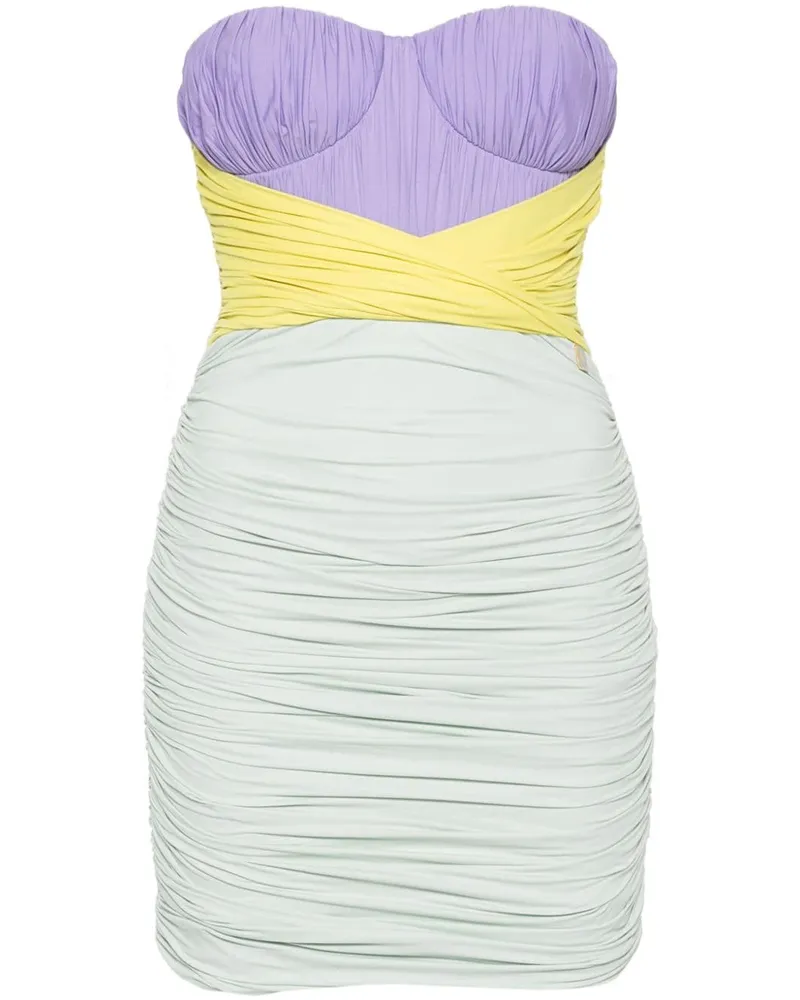 Elisabetta Franchi Drapiertes Minikleid aus Jersey - Grün Grün