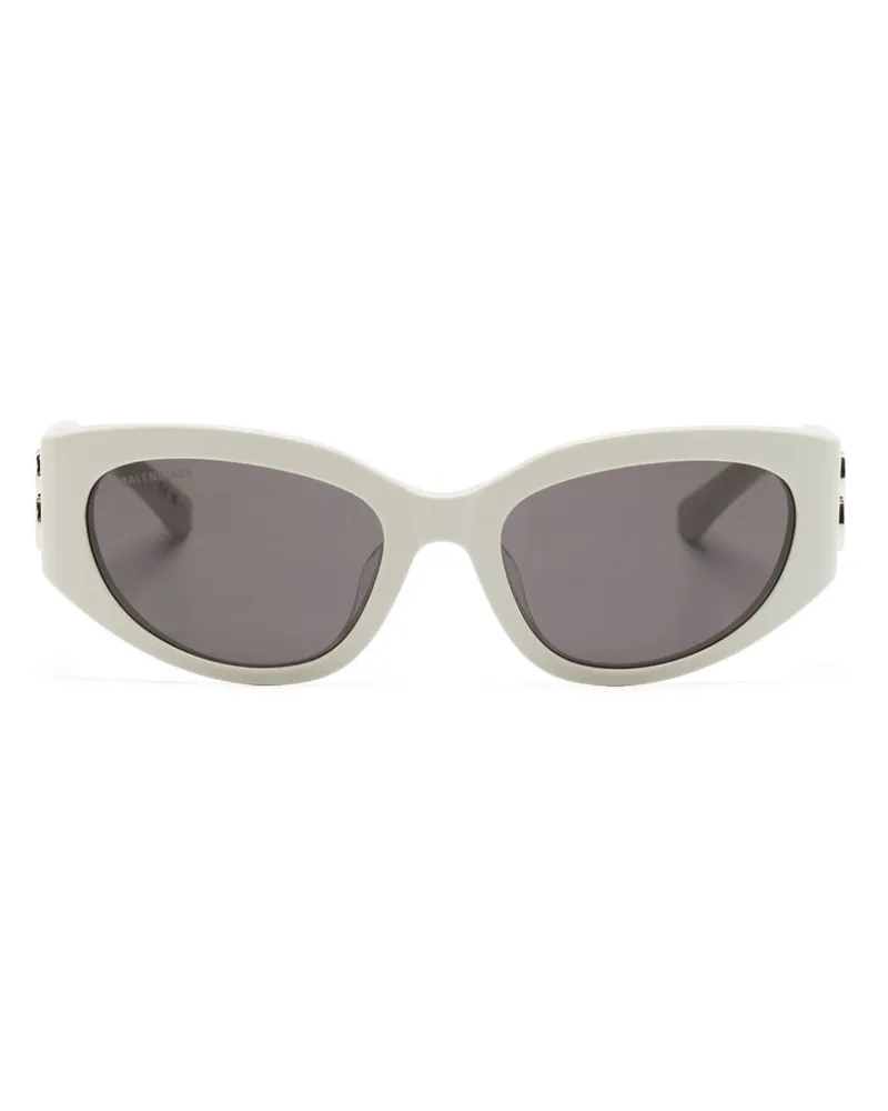 Balenciaga Bossy Round AF Sonnenbrille - Nude Nude