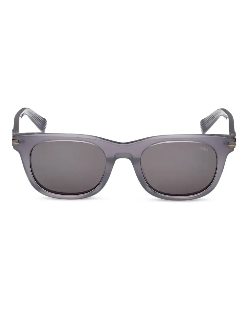 Ermenegildo Zegna geometric sunglasses - Grau Grau
