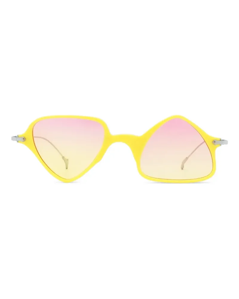 Eyepetizer Twiggy Sonnenbrille mit geometrischem Gestell - Gelb Gelb