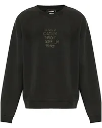 Dsquared2 Sweatshirt mit Logo-Print Grau