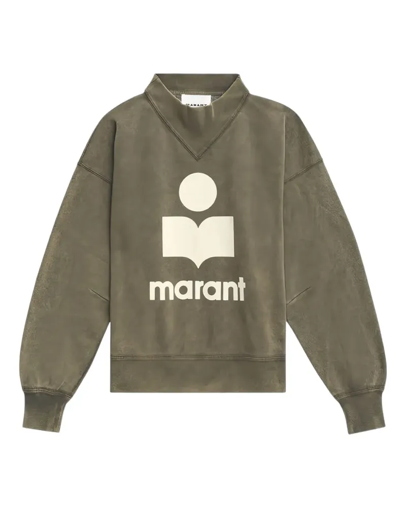 Isabel Marant Moby Sweatshirt mit Stehkragen - Grün Grün
