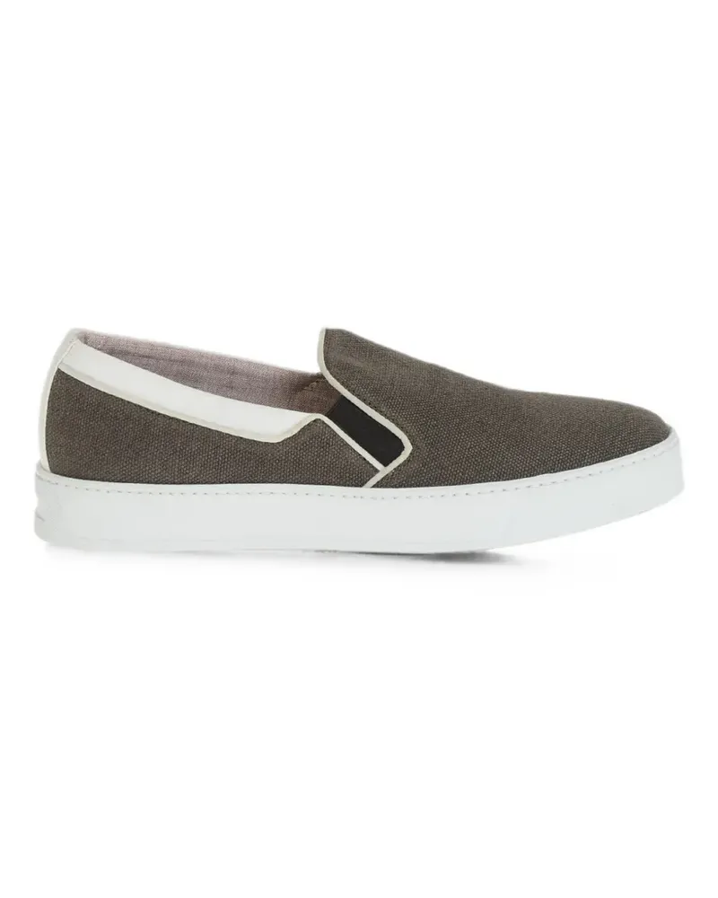 Corneliani slip-on sneakers - Grün Grün