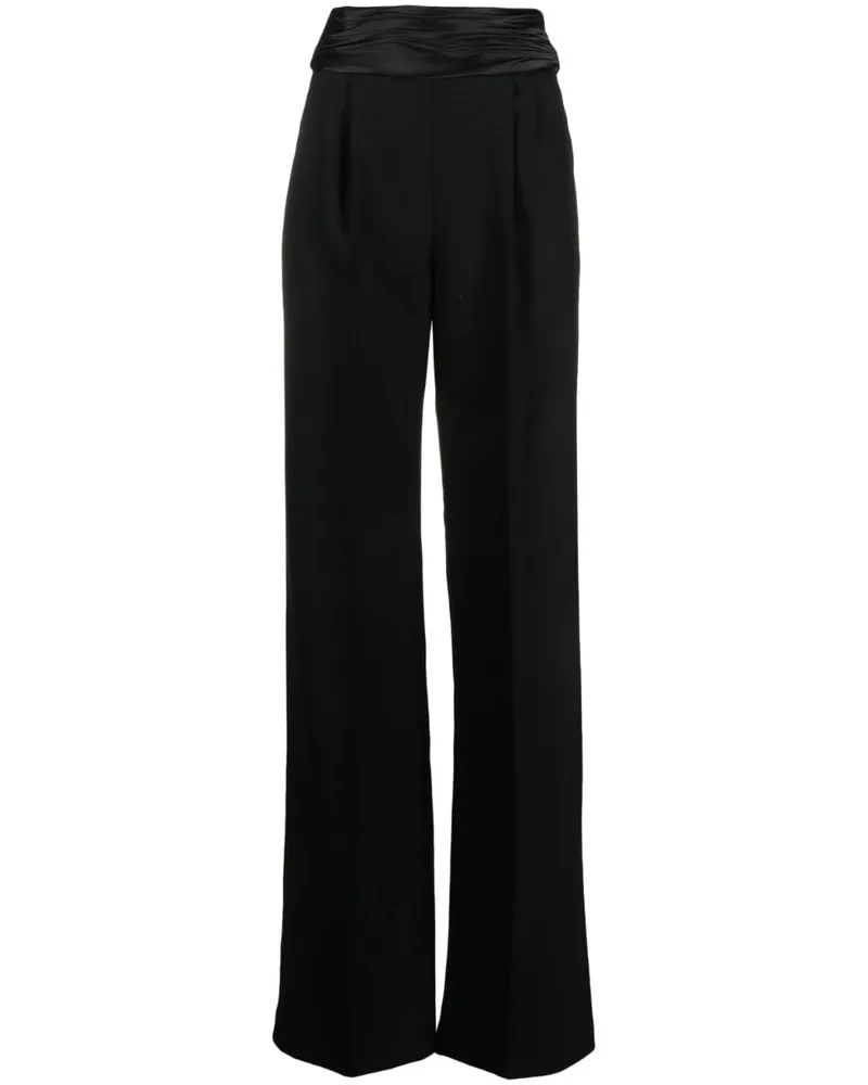 LaQuan Smith Hose aus Wolle - Schwarz Schwarz
