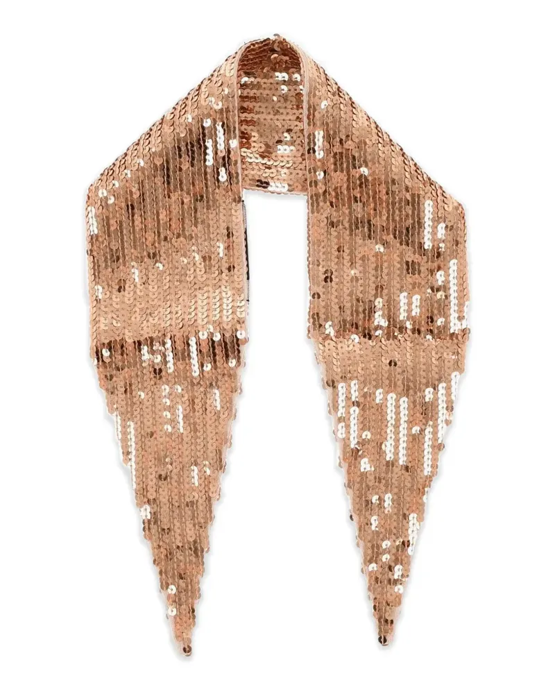 Dsquared2 Schal mit Pailletten - Nude Nude