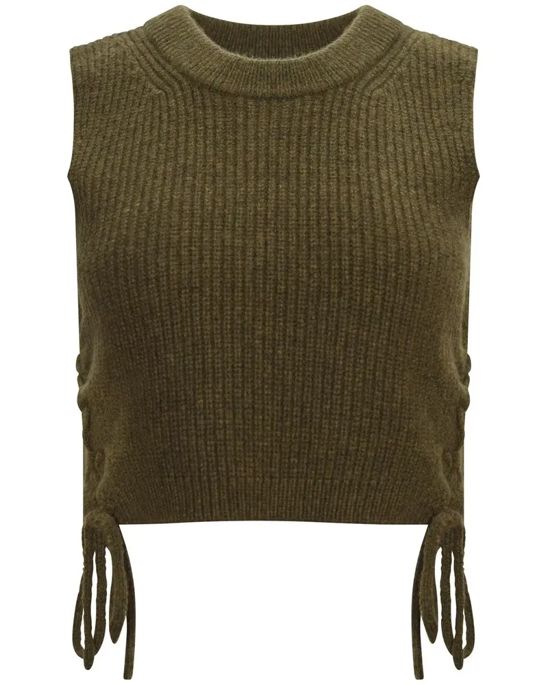 Altuzarra Gestricktes Amani Cropped-Top - Grün Grün