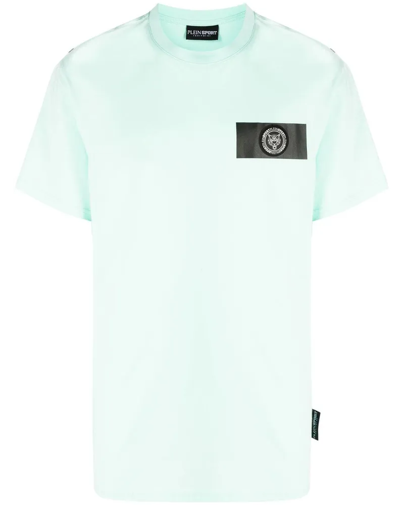 Philipp Plein T-Shirt mit Logo-Patch - Grün Grün