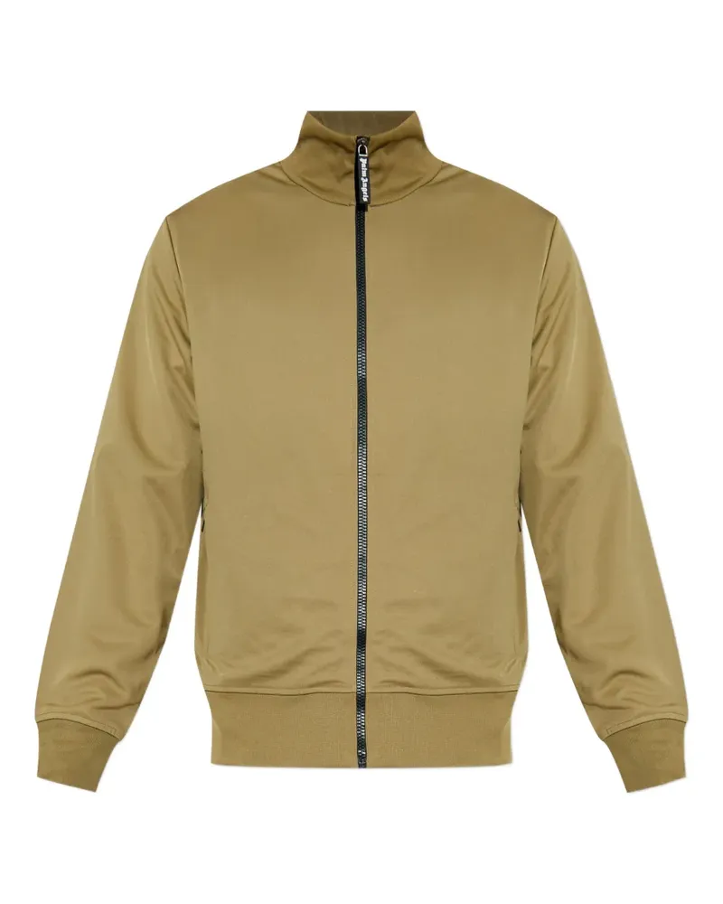 Palm Angels Sweatshirtjacke mit Stehkragen - Grün Grün