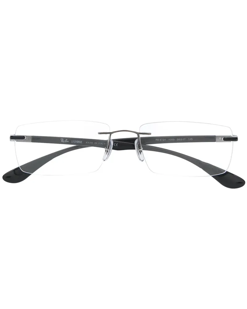Ray Ban Rahmenlose Brille - Schwarz Schwarz