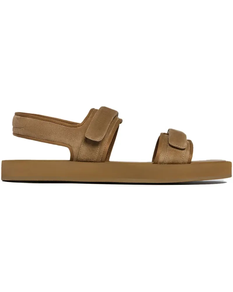 12 STOREEZ Sandalen mit Klettverschluss - Braun Braun