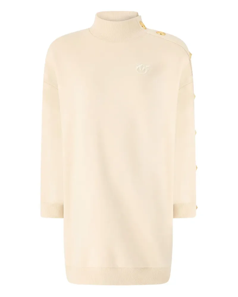 Pinko buttoned-detail dress - Nude Nude