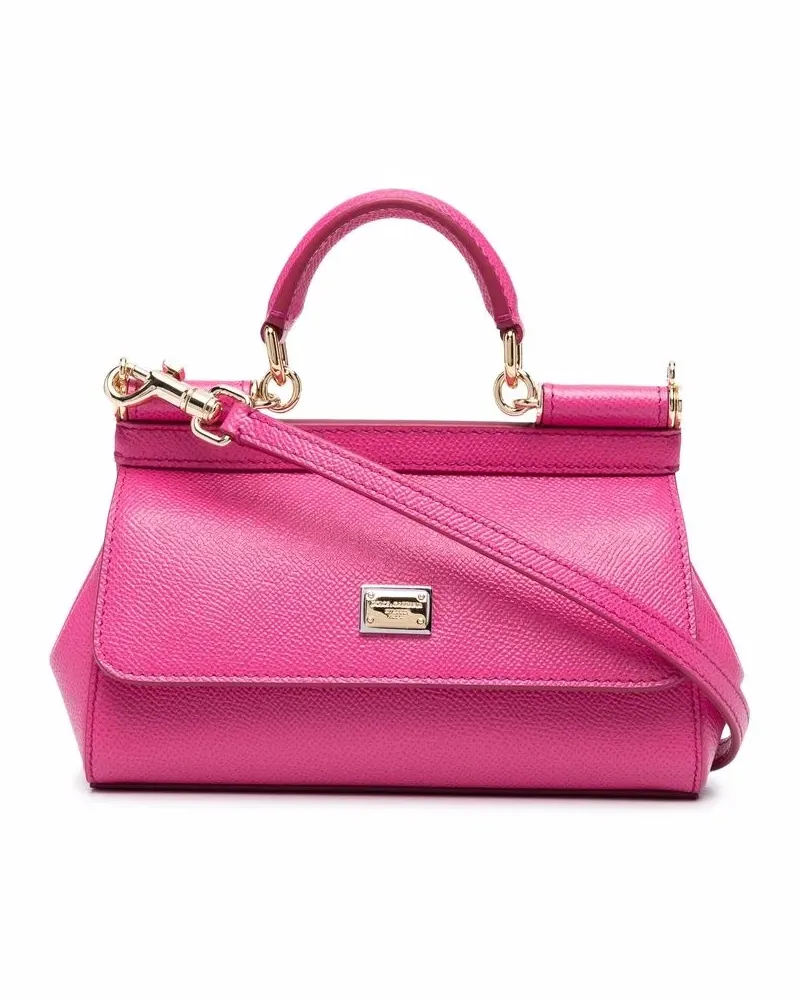 Dolce & Gabbana Kleine Sicily Handtasche - Rosa Rosa