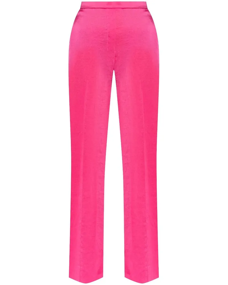 Theory Hose aus Seidensatin - Rosa Rosa