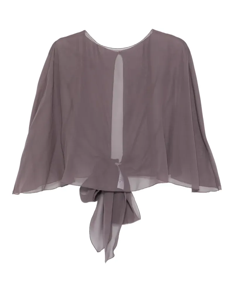 Antonelli Firenze Christian tie-knot cape - Violett Violett