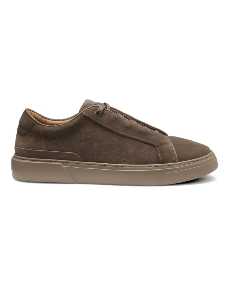 HUGO BOSS Sneakers aus Wildleder - Braun Braun