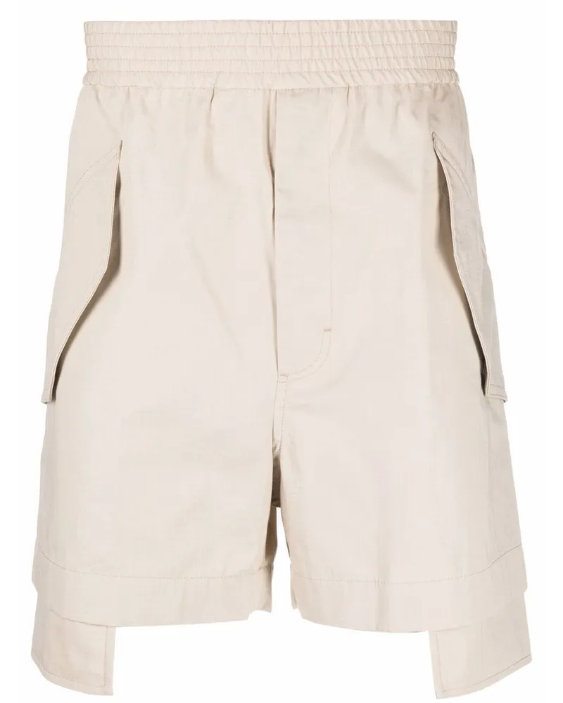 1017 ALYX 9SM Gerade Bermudas im Layering-Look - Nude Nude