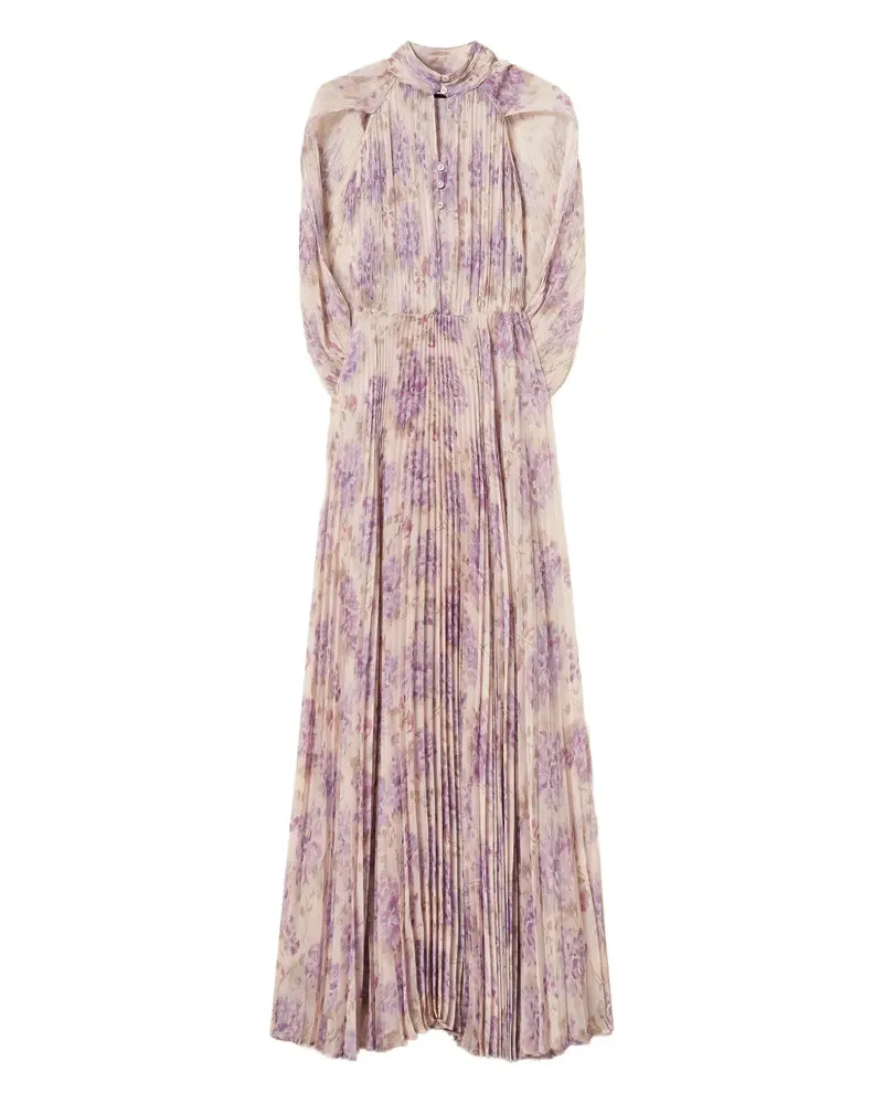 Twin-Set Kleid mit Blumen-Print - Nude Nude