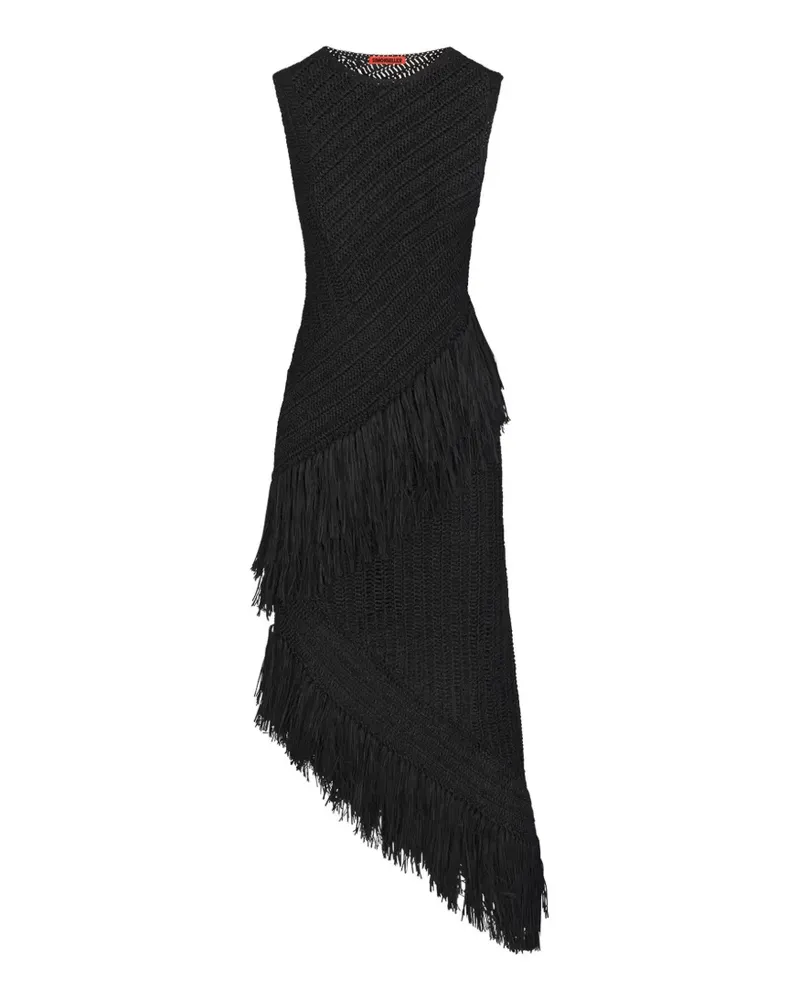Simon Miller Gehäkeltes Beja Kleid - Schwarz Schwarz