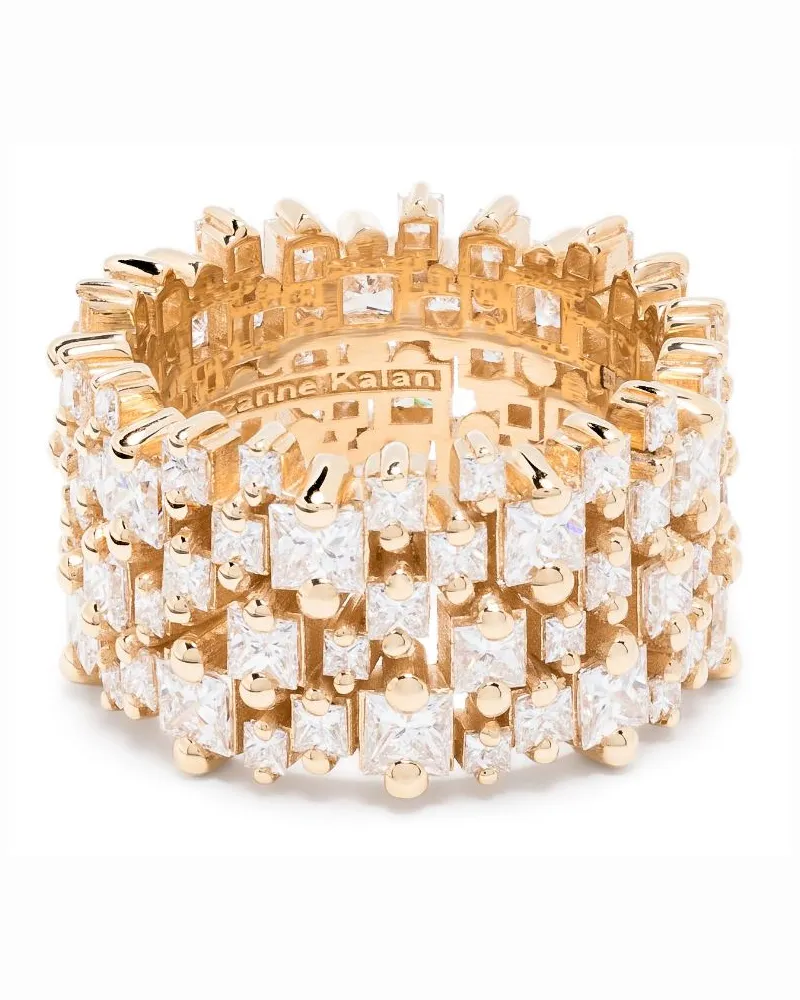 Suzanne Kalan 18kt Gelbgoldring mit Diamanten Gold
