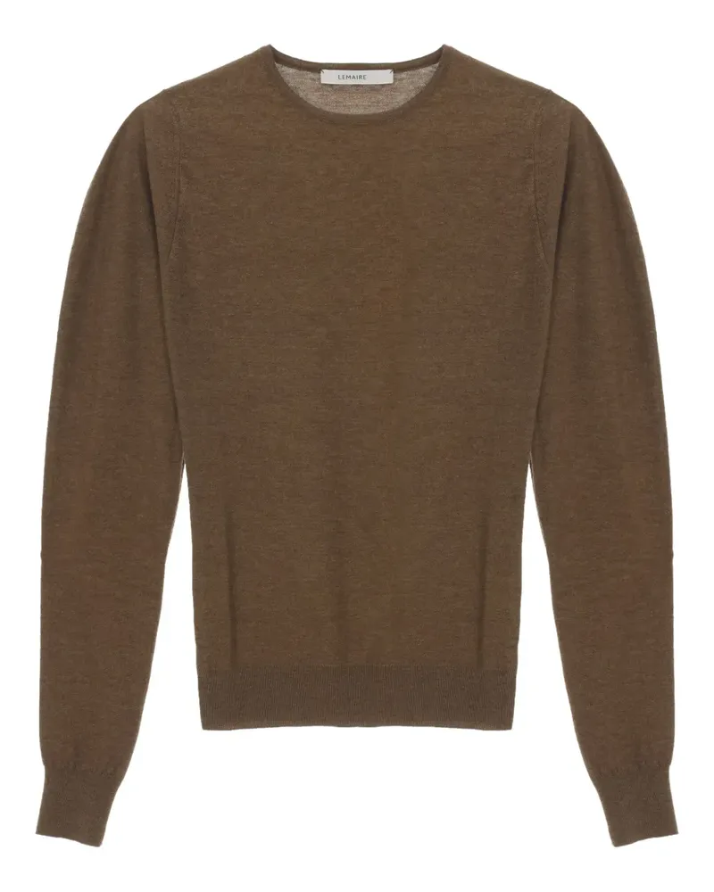 Christophe Lemaire Pullover mit rundem Ausschnitt - Braun Braun