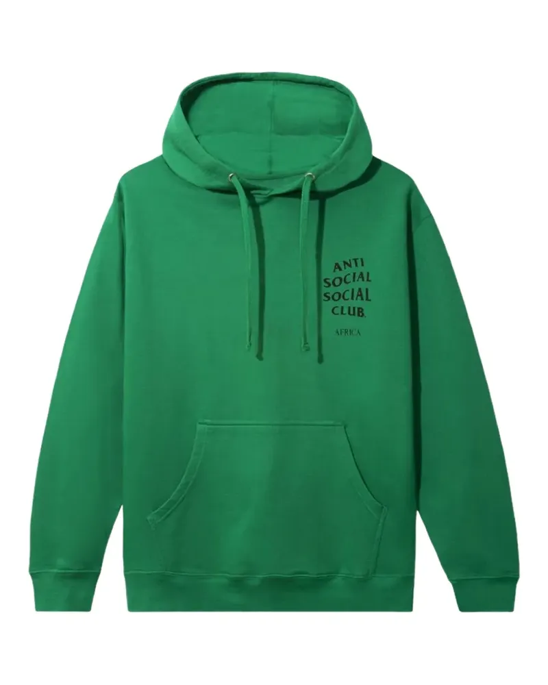 Anti Social Social Club Africa graphic hoodie - Grün Grün