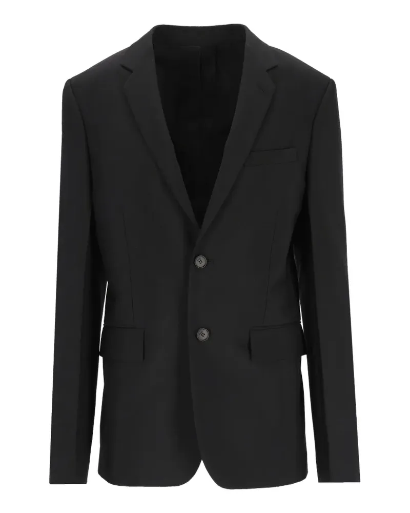 Fendi Einreihige Jacke - Schwarz Schwarz